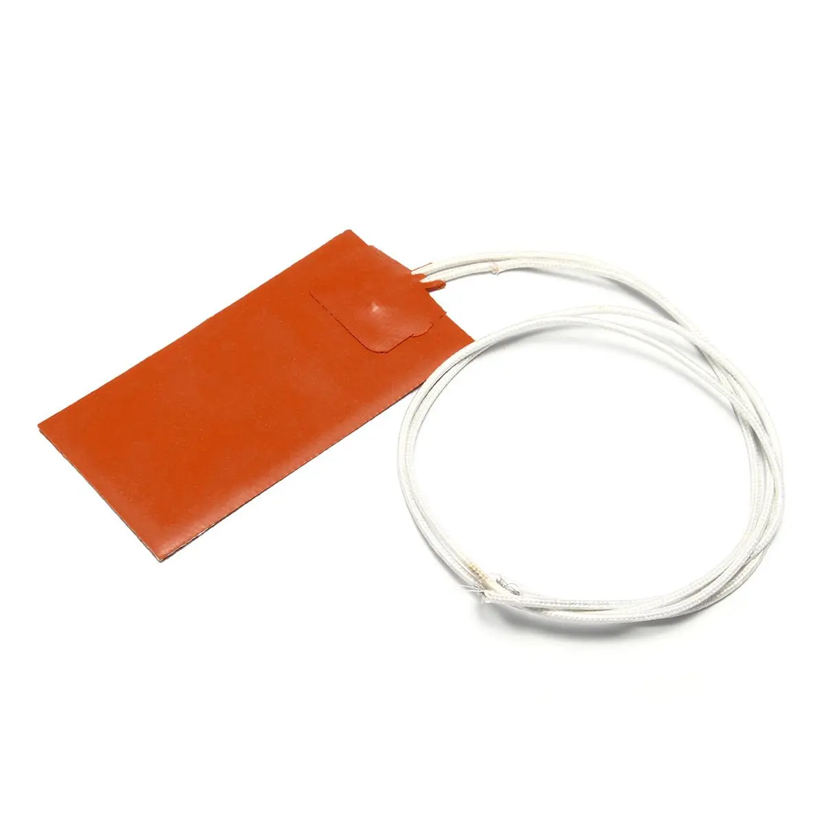 15W 12V DC 50X100mm Flexible Waterproof Silicon Heater Pad Wire Heater Engine Block Oil Pan Hydraulic Tank Heating Plate Mat