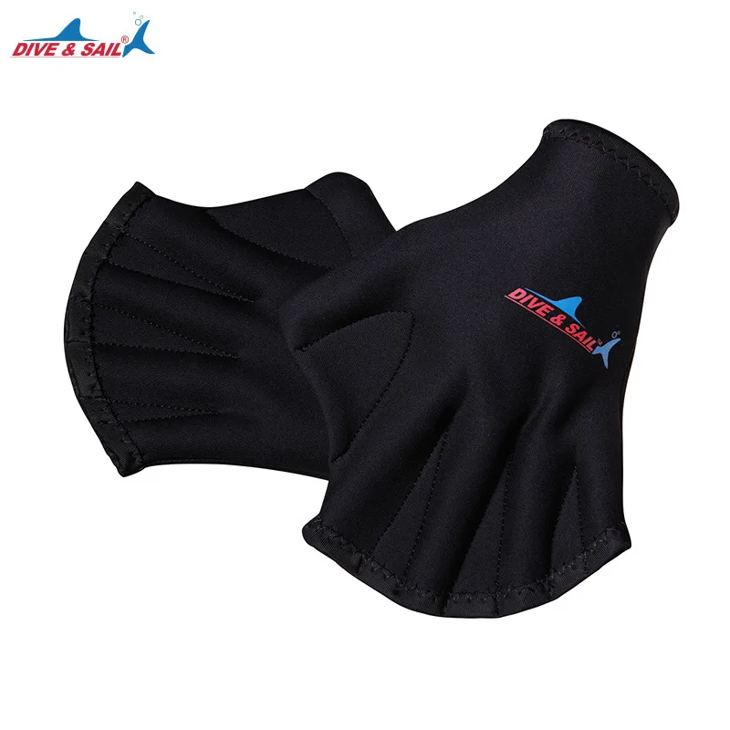 1 Pair Men Women 2MM Neoprene Diving Gloves Snorkeling Dive Swimming Paddles Palm Webbed  Scratch-resistant Hand Guard Equipment