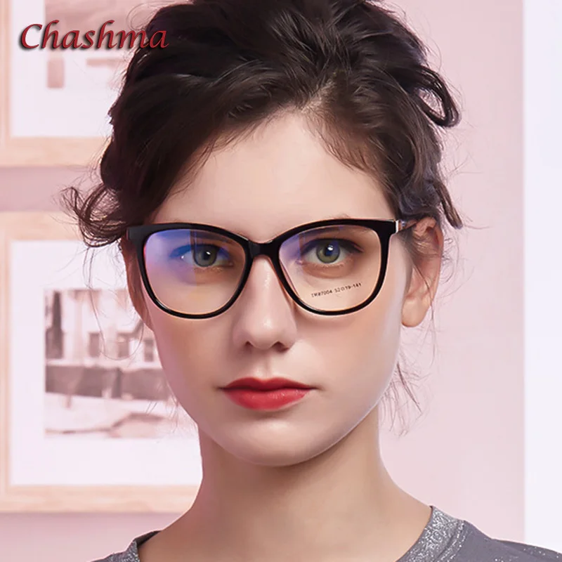 Anti Blue Ray Optical Glasses Frame TR90 Women Square Spectalces Students Fashion Gafas Prescription Lenses