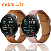 Leather Band for Mibro lite T1 C2 Color Strap Wristband soft Bracelet