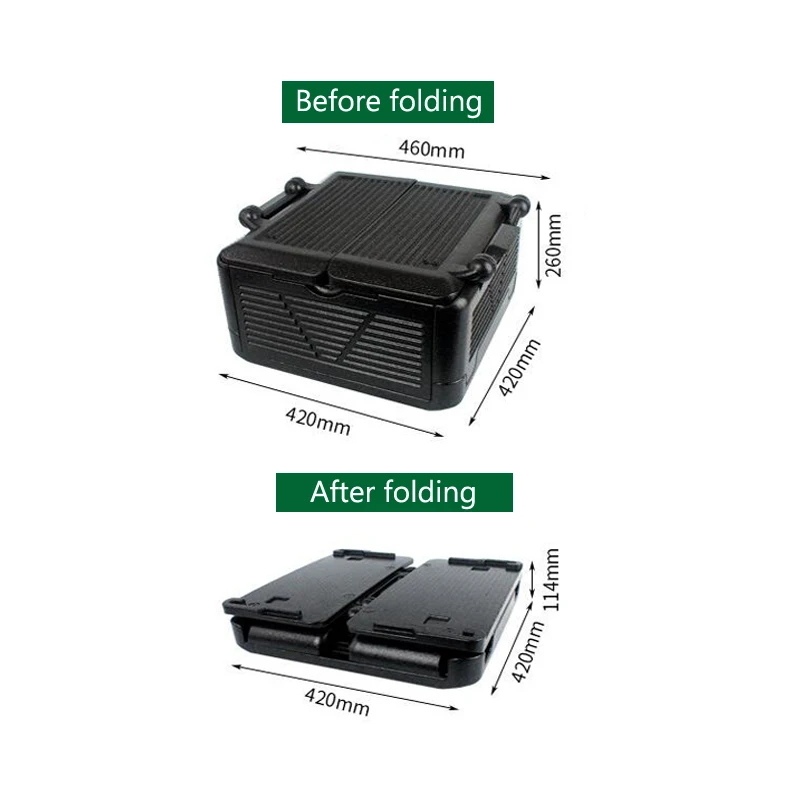 Portable Folding Incubator, Outdoor Picnic Food Wine Whisky Ice Bucket, Insulated Waterproof Cool Storage Box Refrigerator