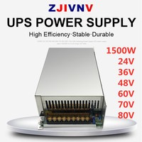 1500W Switching Switch Power Supply Output Voltage 24V 36V 48V 60V 70V 80V AC To DC Led Driver For Industry Led Light