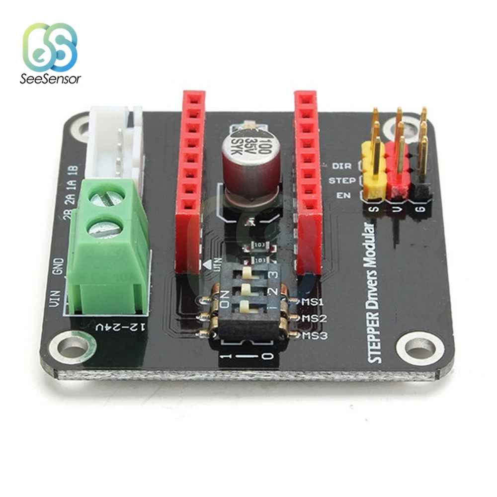 42 Stepper Motor Driver Expansion Board DRV8825 A4988 3D Printer Control Shield Module For Arduino Ramps1.4 DIY Kit