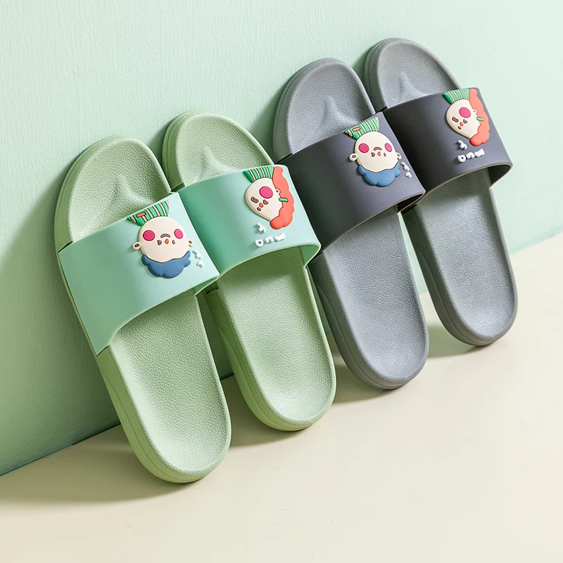 Lovers Wear Slippers Female Summer Lovely Home Household Antiskid Indoor Bathroom Shower Man Cool Slippers Outdoor