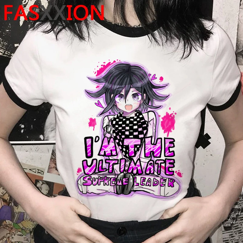 ouma kokichi danganronpa t-shirt tshirt men harajuku streetwear harajuku kawaii t shirt top tees couple clothes