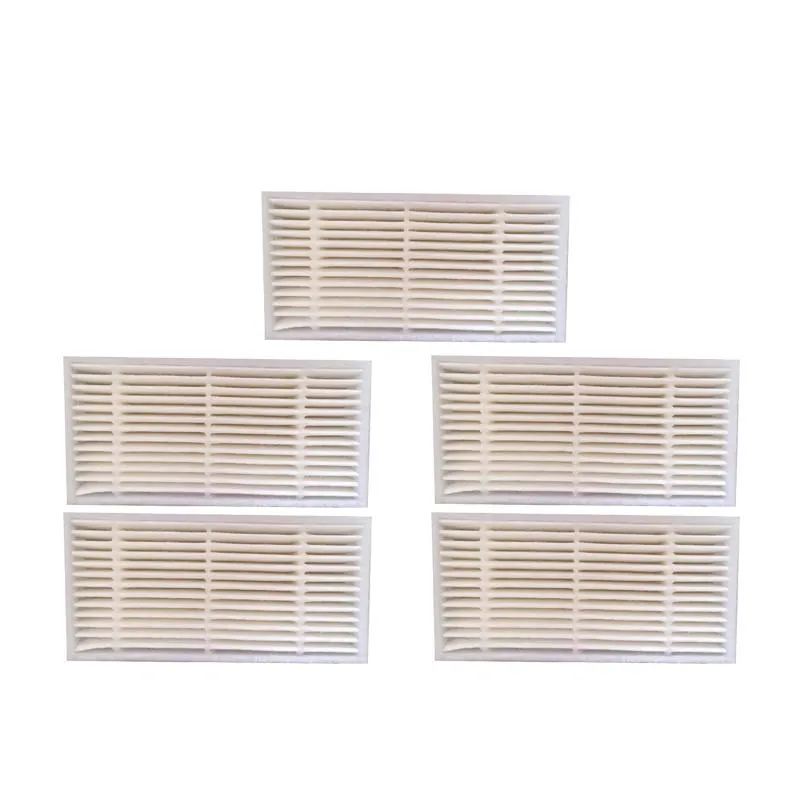5pcs เครื่องดูดฝุ่น HEPA Filter สําหรับ iBoto สมาร์ท X320G Aqua หุ่นยนต์เครื่องดูดฝุ่นที่มีประสิทธิภาพกรองฝุ่นเปลี่ยน