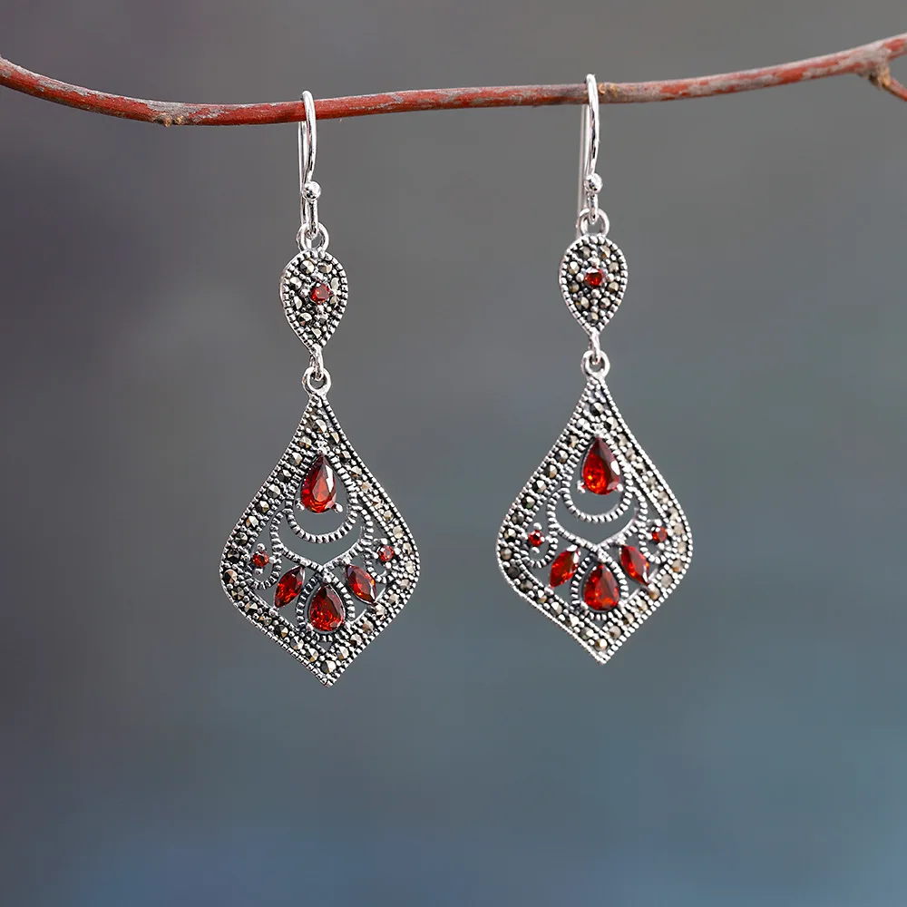 uglyless-thai-argento-marcasite-orecchini-a-rombo-per-le-donne-orecchini-con-granato-esotico-vero-argento-925-vintage-brincos-gioielli-quadrati