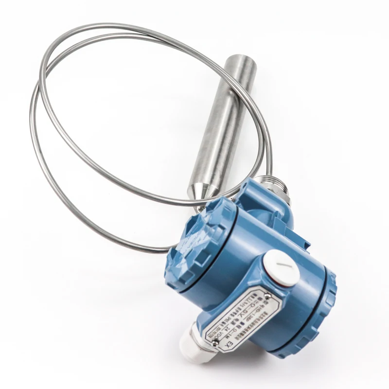 LCD Submersible Water Level Transmitter Level Transducer Sensor 24V 4-20mA with 5 Meters Cable