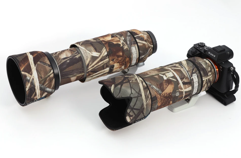 ROLANPRO مقاوم للماء عدسة التمويه معطف لسوني FE 70-200 مللي متر f/2.8 GM OSS عدسة حافظة سوني SEL70200 SLR غطاء كم Foto حقيبة