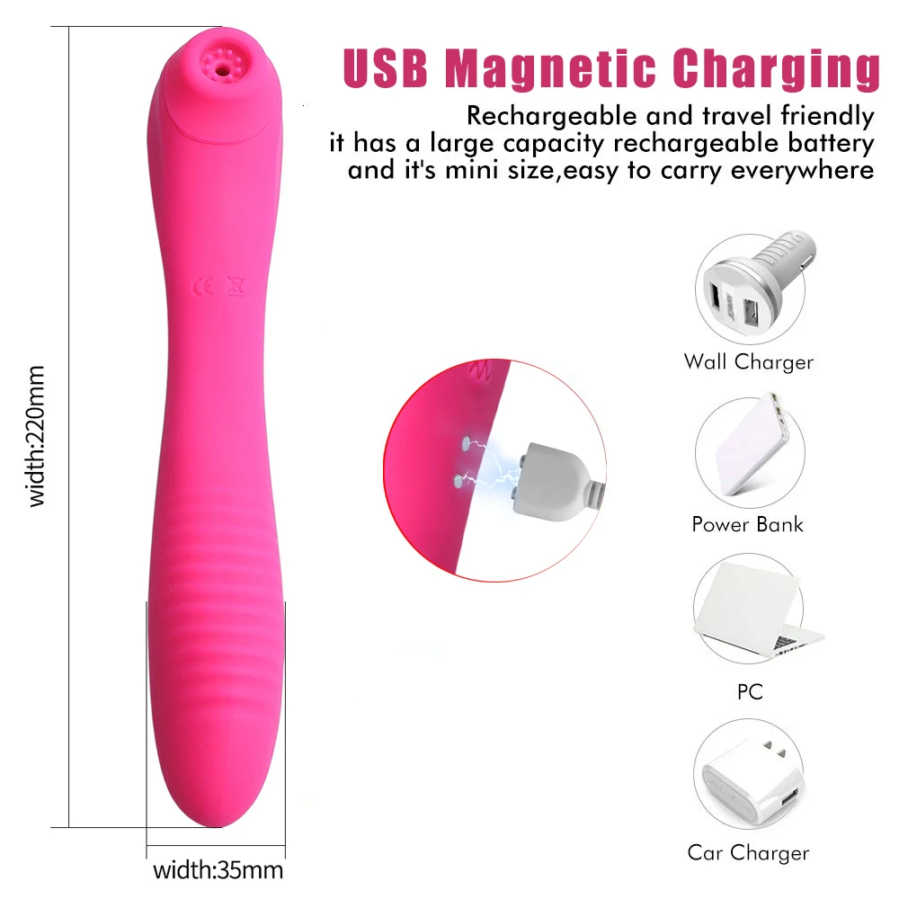 MultiSpeed Clitoris Vibrator Clit Sucker Pussy Pump Vibrating Massager Sex Toys For Woman USB charging 10 vibration waterproof