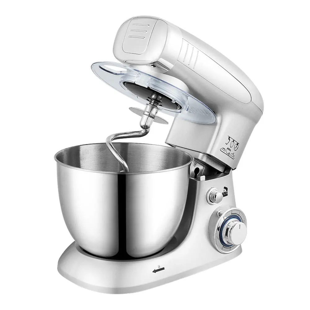 

Stand Mixer Stainless Steel Bowl 6-Speed Kitchen Food Blender Cream Egg Whisk Cake Dough Kneader Bread Maker