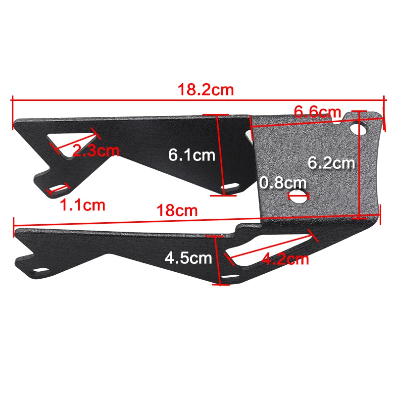 Dual Led A-Säule Pods Arbeitsleuchten Montagehalterung Für Jeep Wrangler JK 2007-2018 Windschutzscheibe Working Cude Led Nebelscheinwerfer Halter – Detail 7