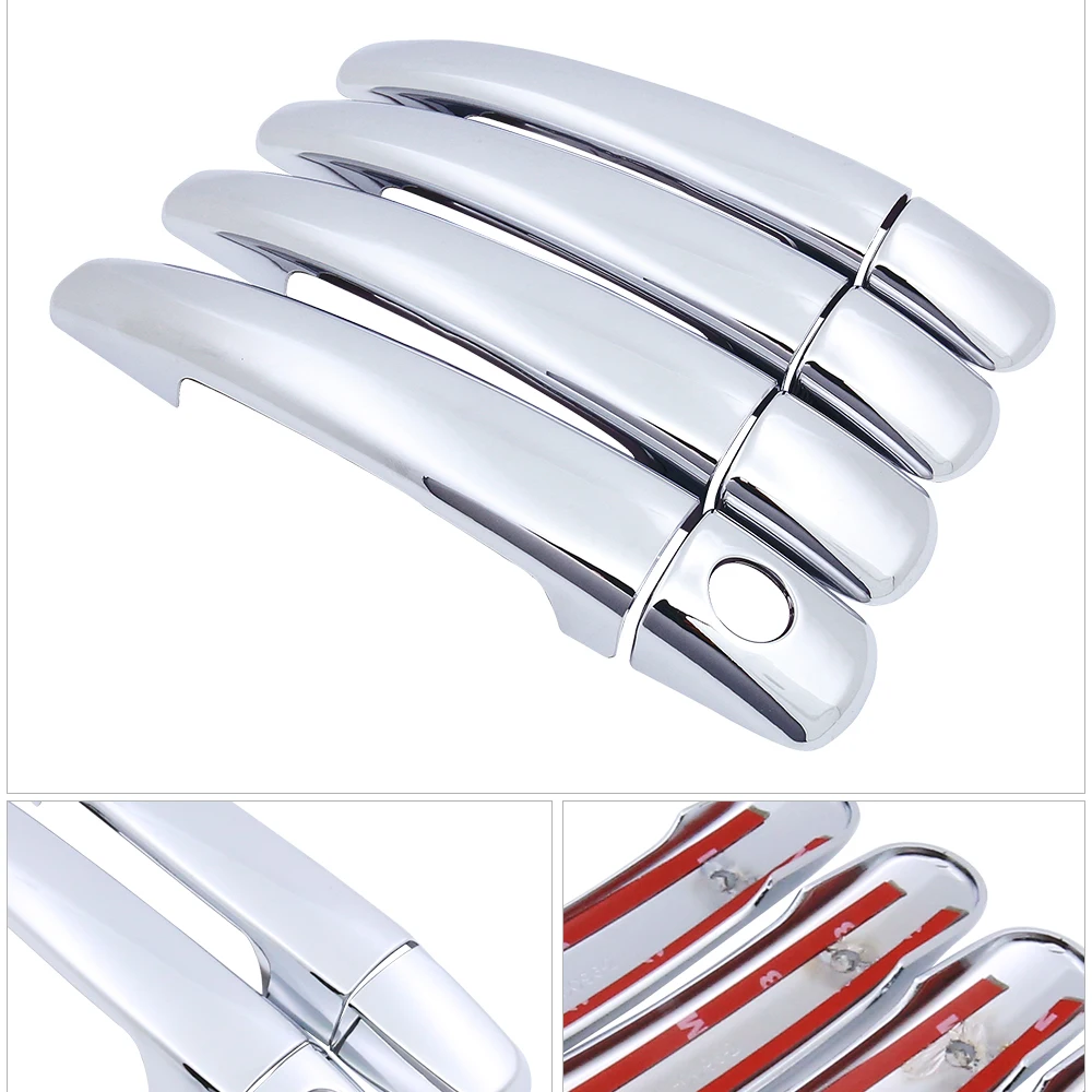 for Fiat Scudo 2007~2016 2008 2009 2010 2011 2012 2013 Chrome Door Handle Cover Exterior Trim Catch Car Protecti Accessories