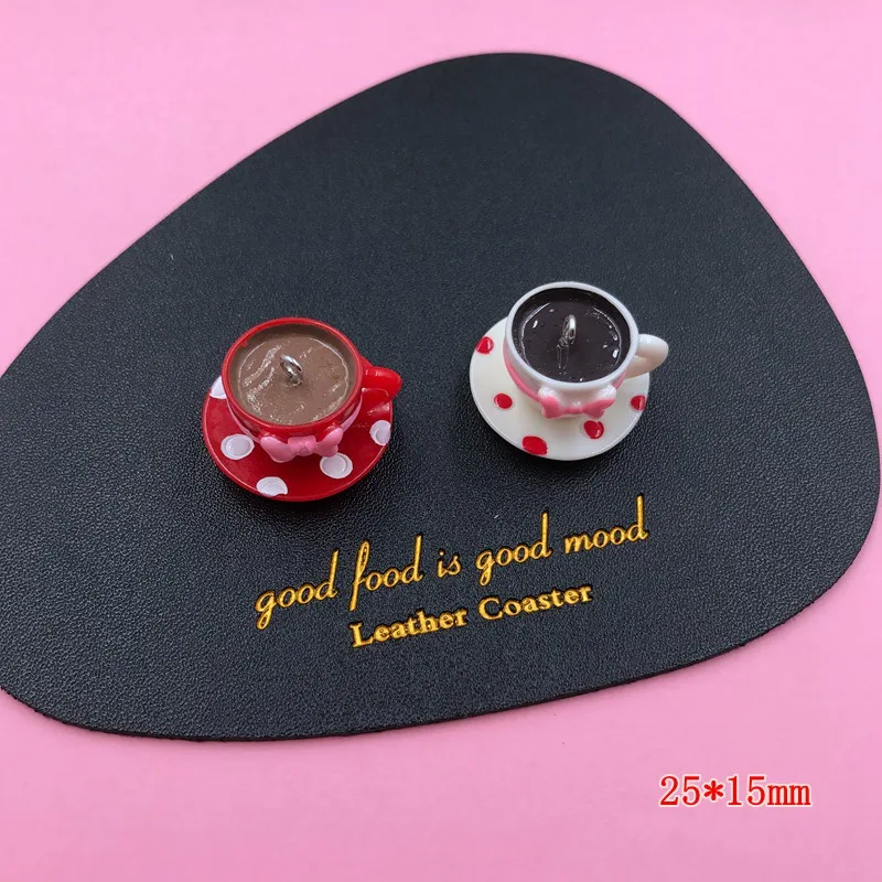 10pcs Resin 3D Cup Charm for Decoration, Earring, Jewelry Accessory Keychain DIY Making
