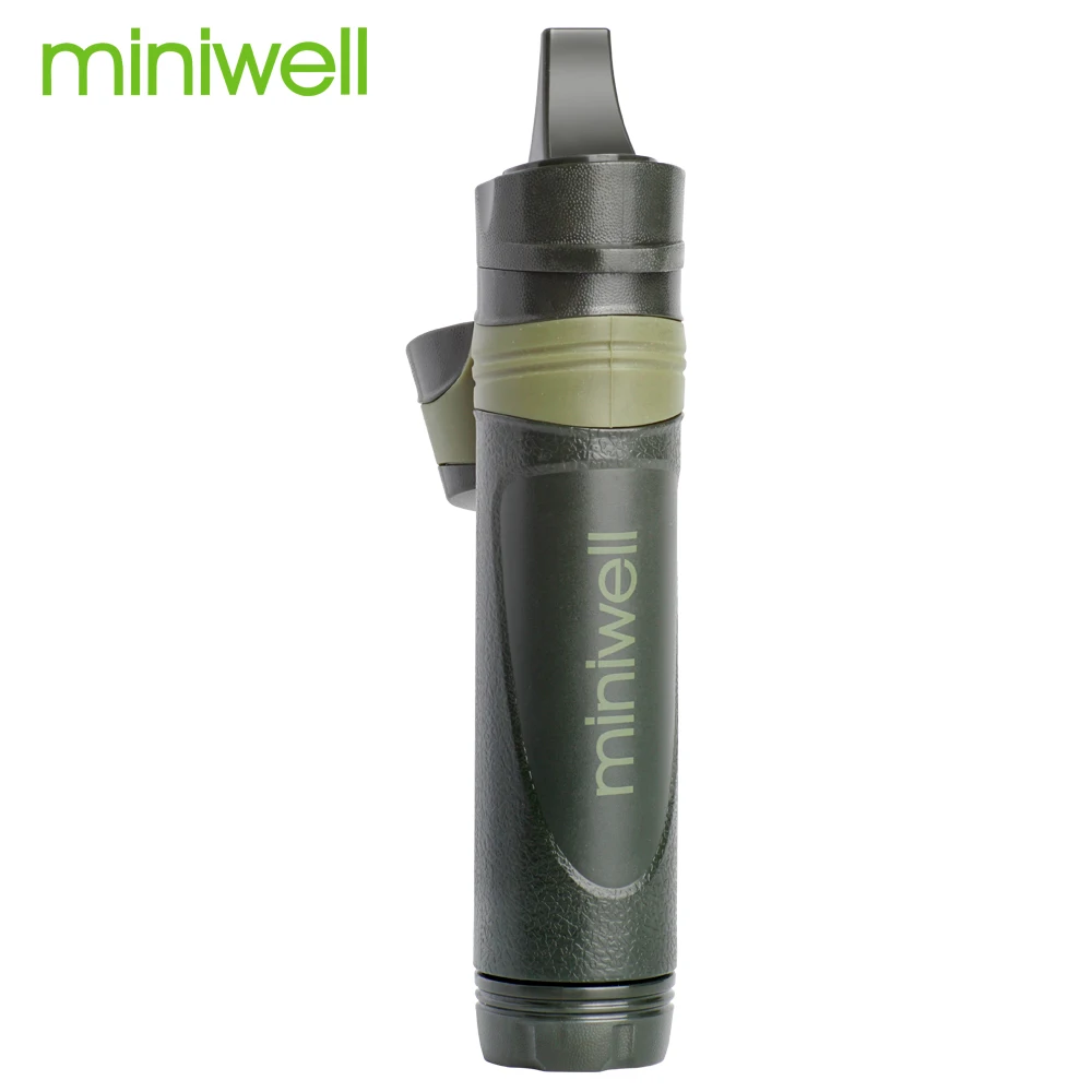 Miniwell L600 Survival Portable Water Filter Equipment Taken on Outdoor Trip