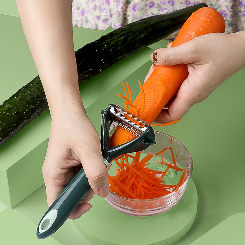 Vegetable Peeler Stainless Steel Peelers Potato Carrot Grater For Kitchen Multifunction Julienne Peeler Kitchen Gadget