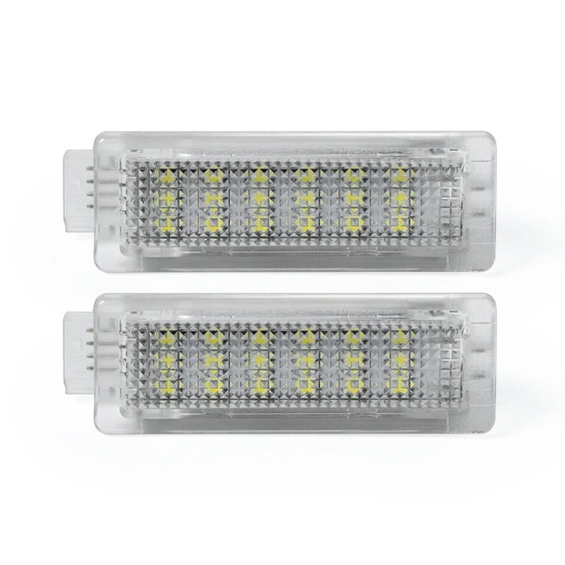 2Pcs LED Under Door Courtesy Interior Footwell Light Luggage Trunk Glove Box Lamps For BMW E90 E91 E92 E93 F30 F31 F34 F80 M3