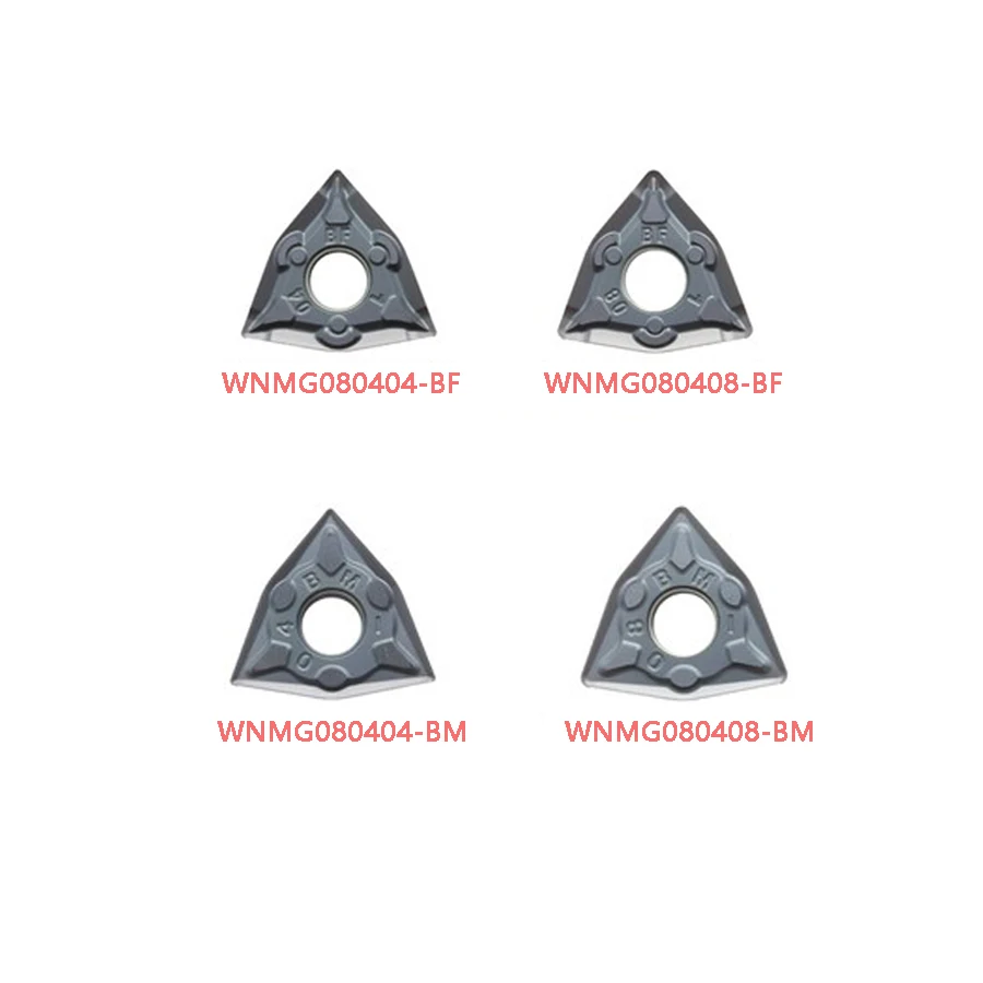 WNMG080408/WNMG080404-BF WNMG080404/080408-BM Tiện Bằng Máy CNC Dạng Bên Ngoài Dụng Cụ Xoay Thép Không Gỉ Chất Lượng Cao Carbide Lưỡi Dao