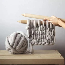 1KG thick imitation wool needle thick wool super thick 8CM thread DIY handmade blanket pet mat knitting thread crochet yarn