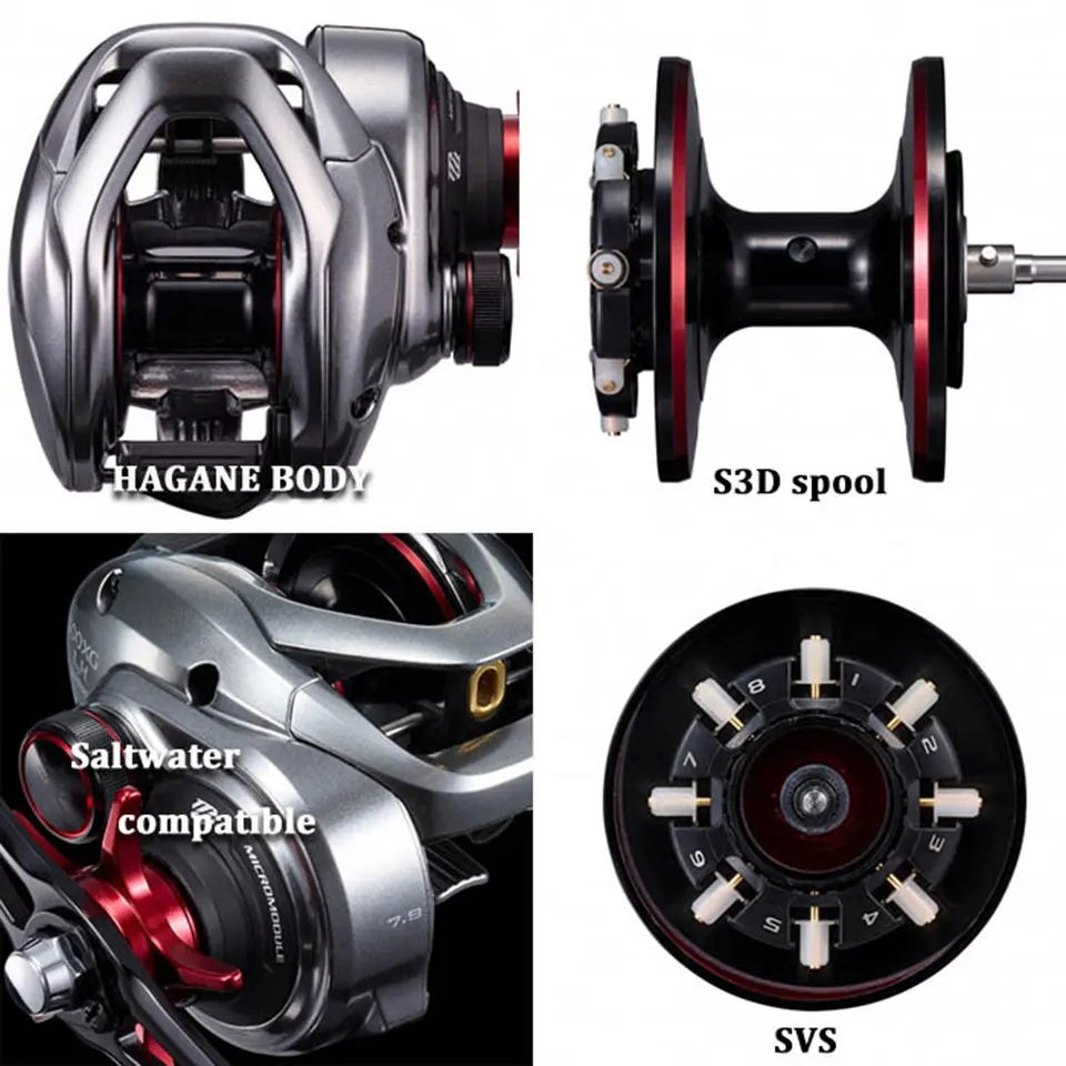 2021 NEW SHIMANO Scorpion MD Fishing Reel Baitcaster 7.9:1 7+1BB 8.0Kg Power Light spool HAGANE Body SVS Brake System