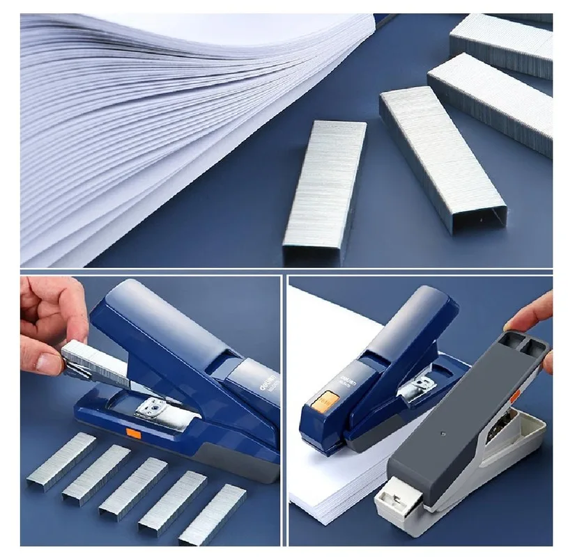 Stapler Rotation School Binding Supplies Convenient for Users Labor-saving Fashion Center Combination Stapler Rotation