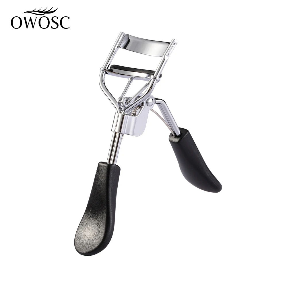 OWOSC 1PC Eyelash Curler With Comb Stainless Steel Eyelash Curler Cosmetic Fashion Professional Beauty Makeup Tools Accessories