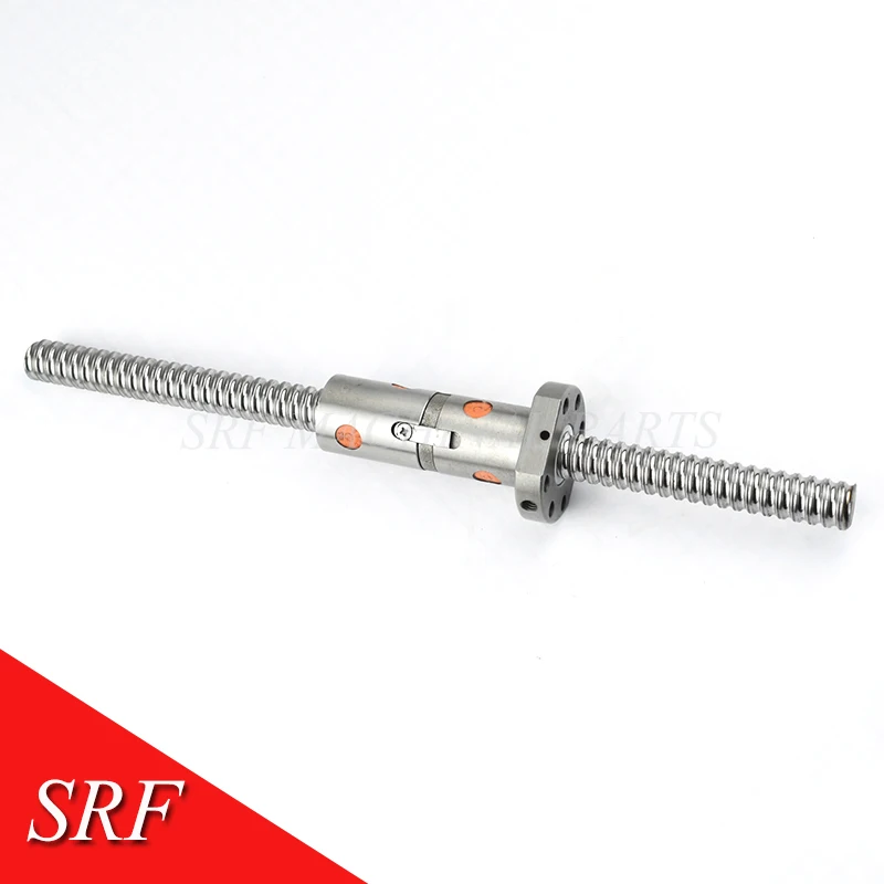 100% Brand New 16mm Ballscrew DFU1605 Rolled Ball Screw L=800mm +1pcs Double Ball nut without end machined for CNC parts