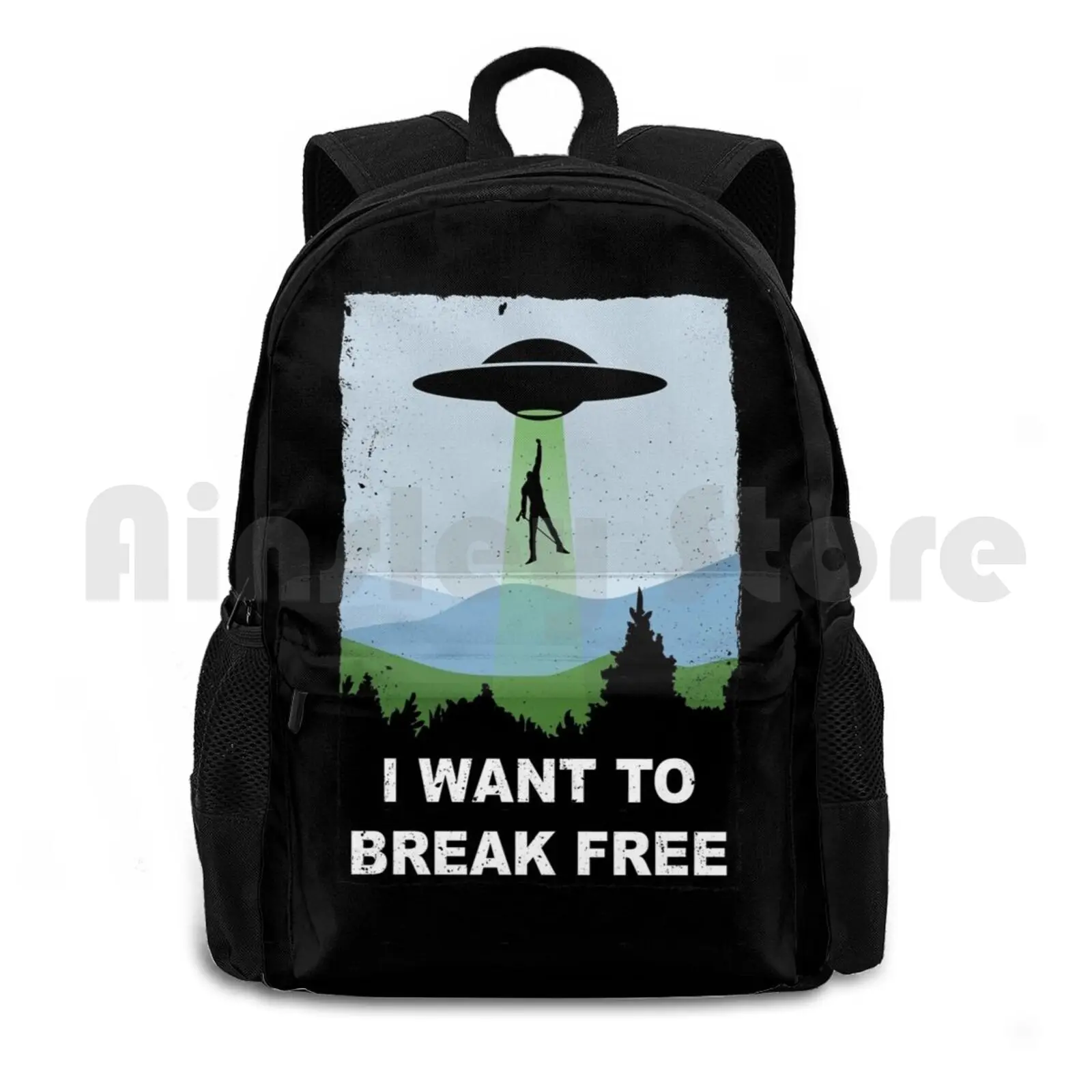 

I Want To Break Free-Freddie Returns To Outdoor Hiking Backpack Riding Climbing Sports Bag Queen Freddie Brian May Bohemian