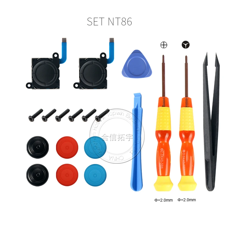 HOTHINK عصا تحكم تناظرية ثلاثية الأبعاد متحكم الأصابع xbox one قبعات لنينتندو التبديل الفرح يخدع مفك مسامير افتتاح المخل أدوات ل NS