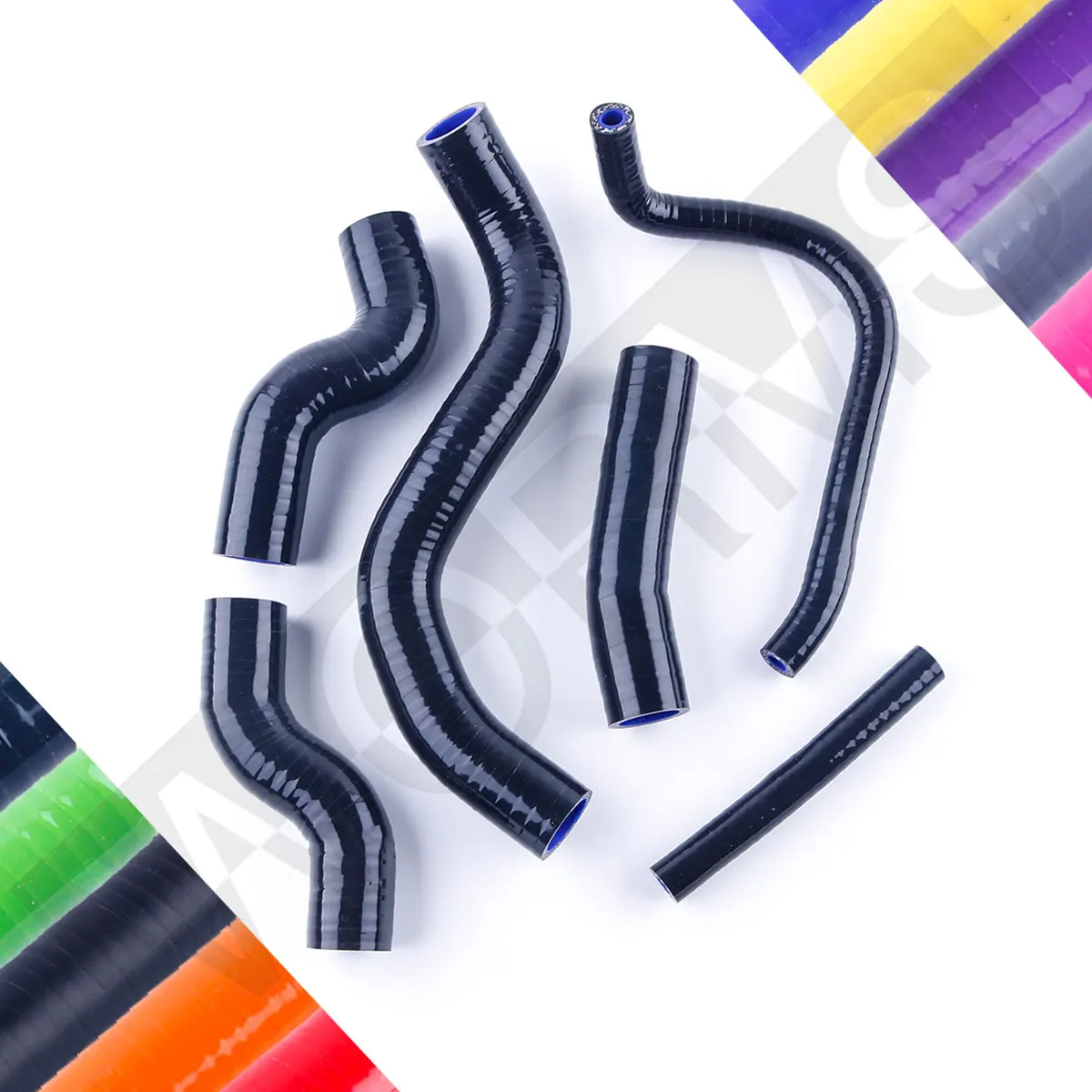 

For 2007-2009 Kawasaki Z1000 2008 Silicone Radiator Coolant Tube Hose Kit