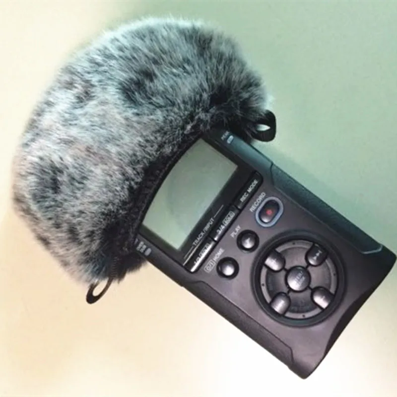 Dead Katze Außen Tragbaren Digitalen Recorder Pelzigen Mikrofon Mic Windschutz Wind Muff für Tascam DR40 Dr40X Mic Abdeckung