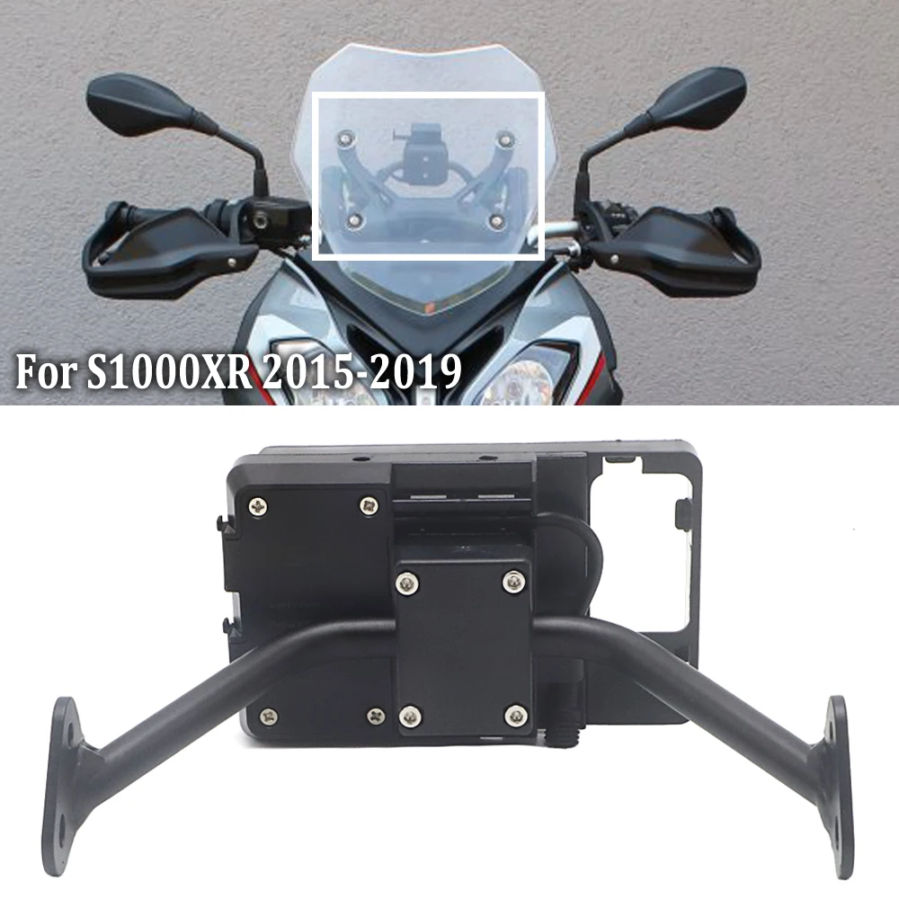 

Mobile Phone GPS Navigaton Bracket USB Wireless Charging For BMW S1000 XR S1000XR 2015-2019 2018 2017 Motorcycle Stand Holder