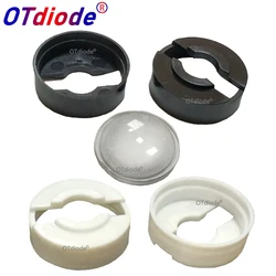 10-100pcs 60 90 gradi 21 millimetri Lens LED Riflettore Collimatore con il Nero Bianco Holder Set Per 1w 3w 5w Alto Potere HA CONDOTTO LA Lampada