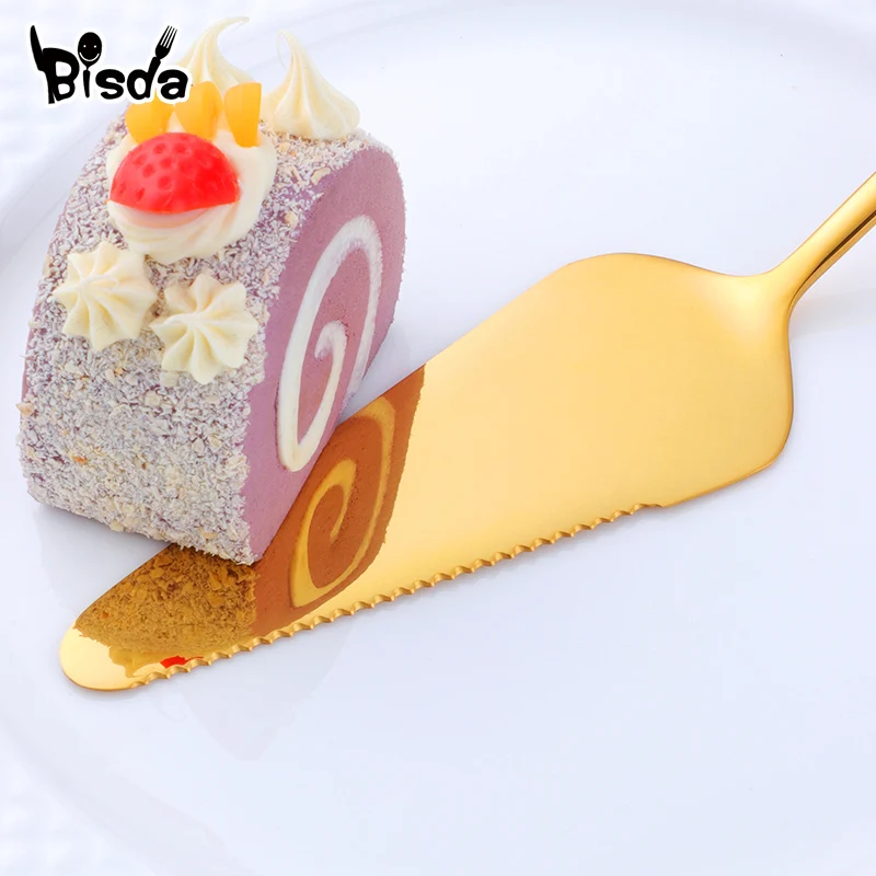 1PC Stainless Steel Cake Spatula Bakeware Baking Tool Cake Shovel Butter Knife For Pie/Pizza/Cheese/Pastry Server Cake Divider