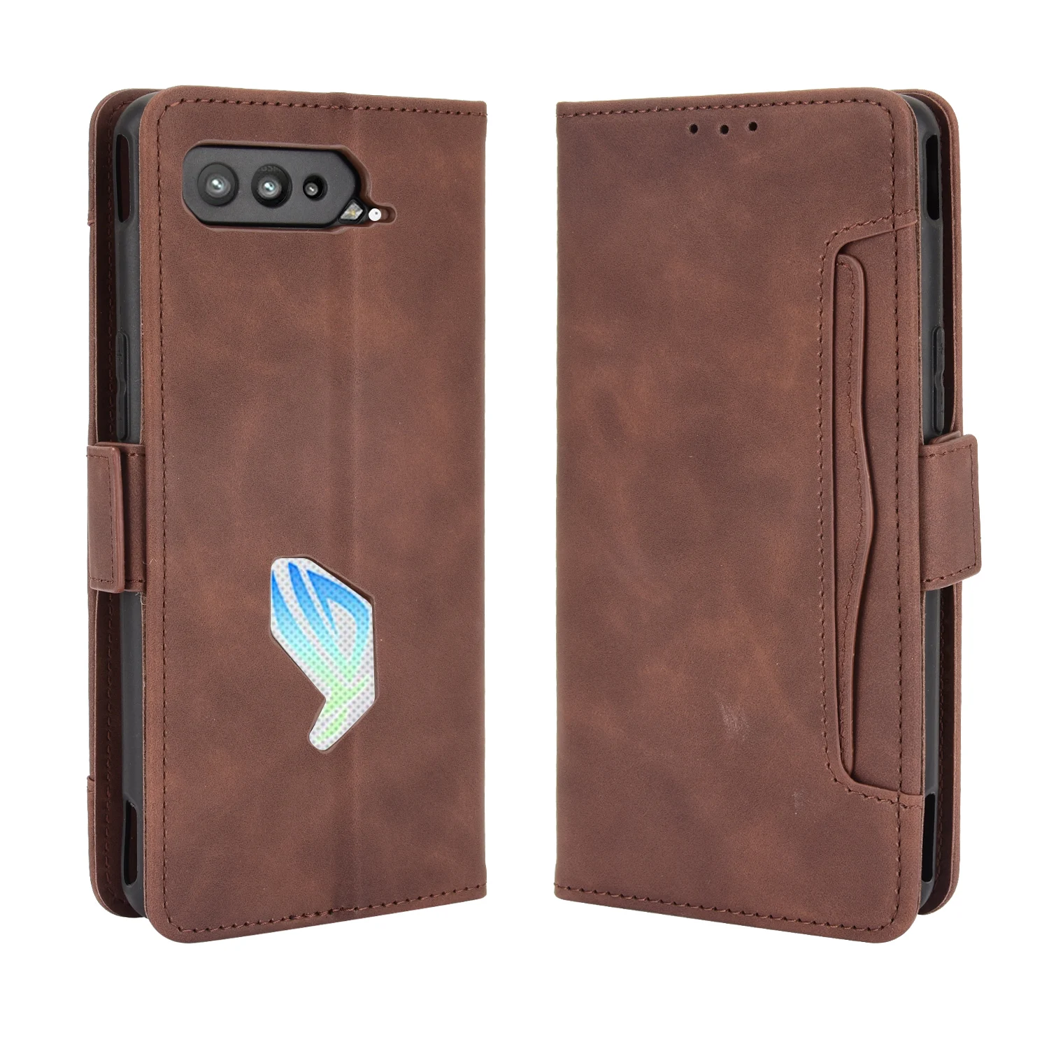 For Asus ROG Phone 5 Case Premium Leather Wallet Leather Flip Multi-card slot Cover For Asus ROG Phone5 I005DA I005DB Case