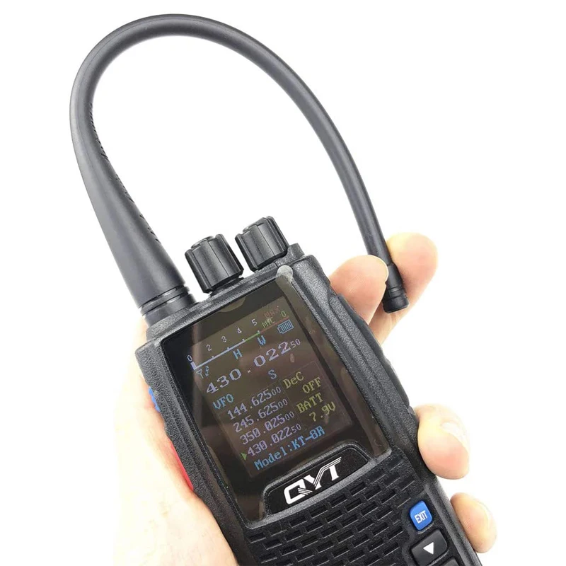 Intercomunicador al aire libre KT 8R UV, radios bidireccionales KT8R, pantalla a color, transceptor de 5W, QYT, radio bidireccional de mano, KT-8R