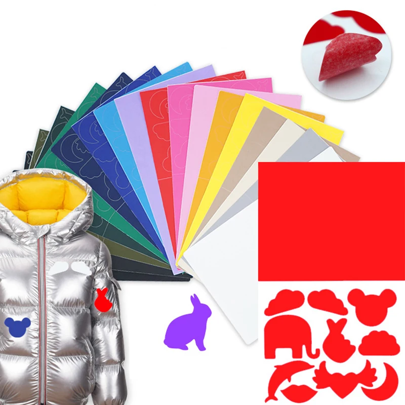 15 x 12.5cm Self Adhesive Patches on Down Jackets Clothes Washable Repair Raincoat Umbrel Cloth Sticker for Tent Rainproof Patch