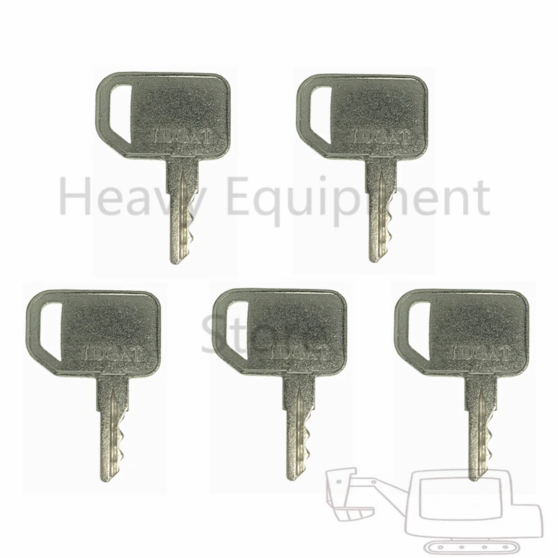 

5 Pcs JDG Ignition Start Switch Key For John Deere Gator Bobcat Gehl Multiquip Part Number 131841 AM101600 AM131841 High Quality