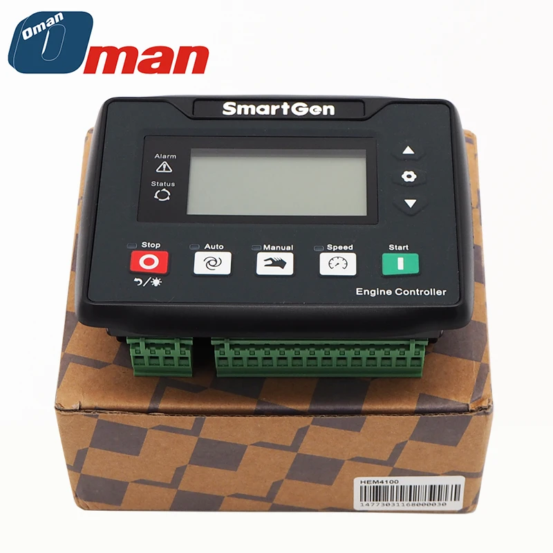 smartgen original saida de regulacao de velocidade do rele mais interface canbus feito na china hem4100 01