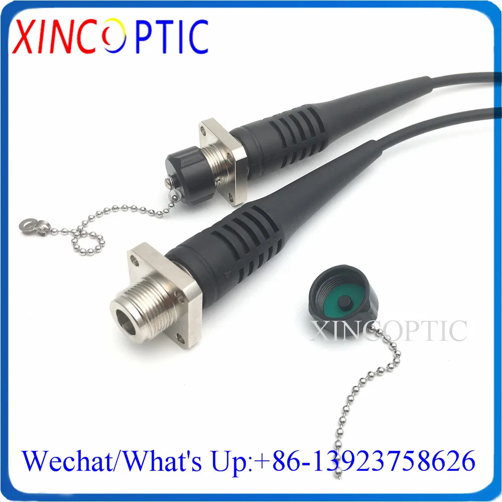 

OM2,2C,50/125,LSZH Armored Black Cable,0.5/1/2M,ODC Square Female Male Round to SC/UPC Armoured Fiber Optical Patch Cord Cable