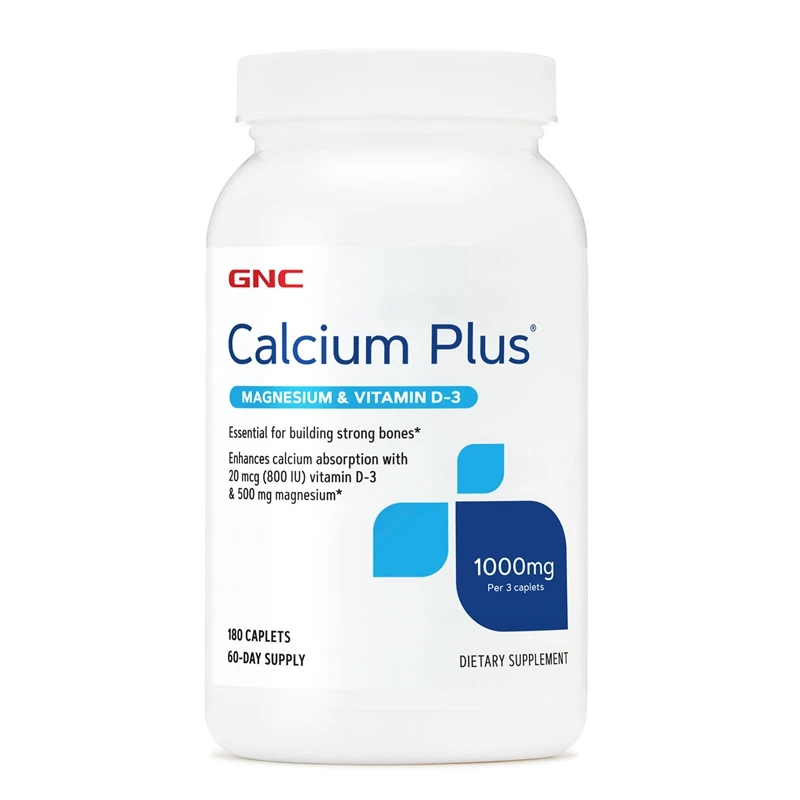 

Free shipping Calcium Plus Magensium & Vitamin D-3 180 capsules