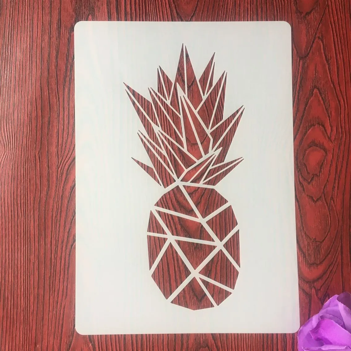 A4 29 * 21cm pineapple Mandala DIY Stencils Wall Painting Scrapbook Coloring Embossing Album Decorative Paper Card Template