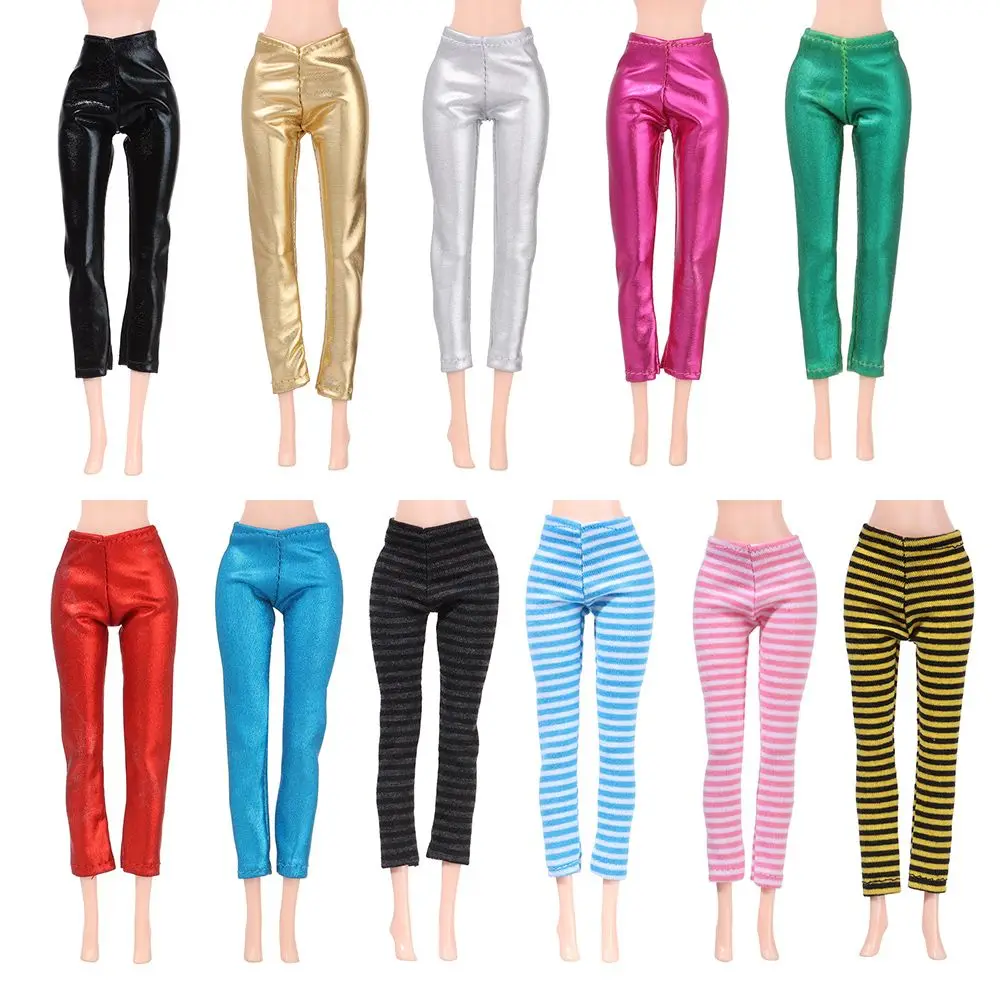 11 Style High Quality Bottom Pants 1/6 Candy Color Elastic Doll Pants Clothes Cloth Doll Trousers Handmade Dolls Accessories