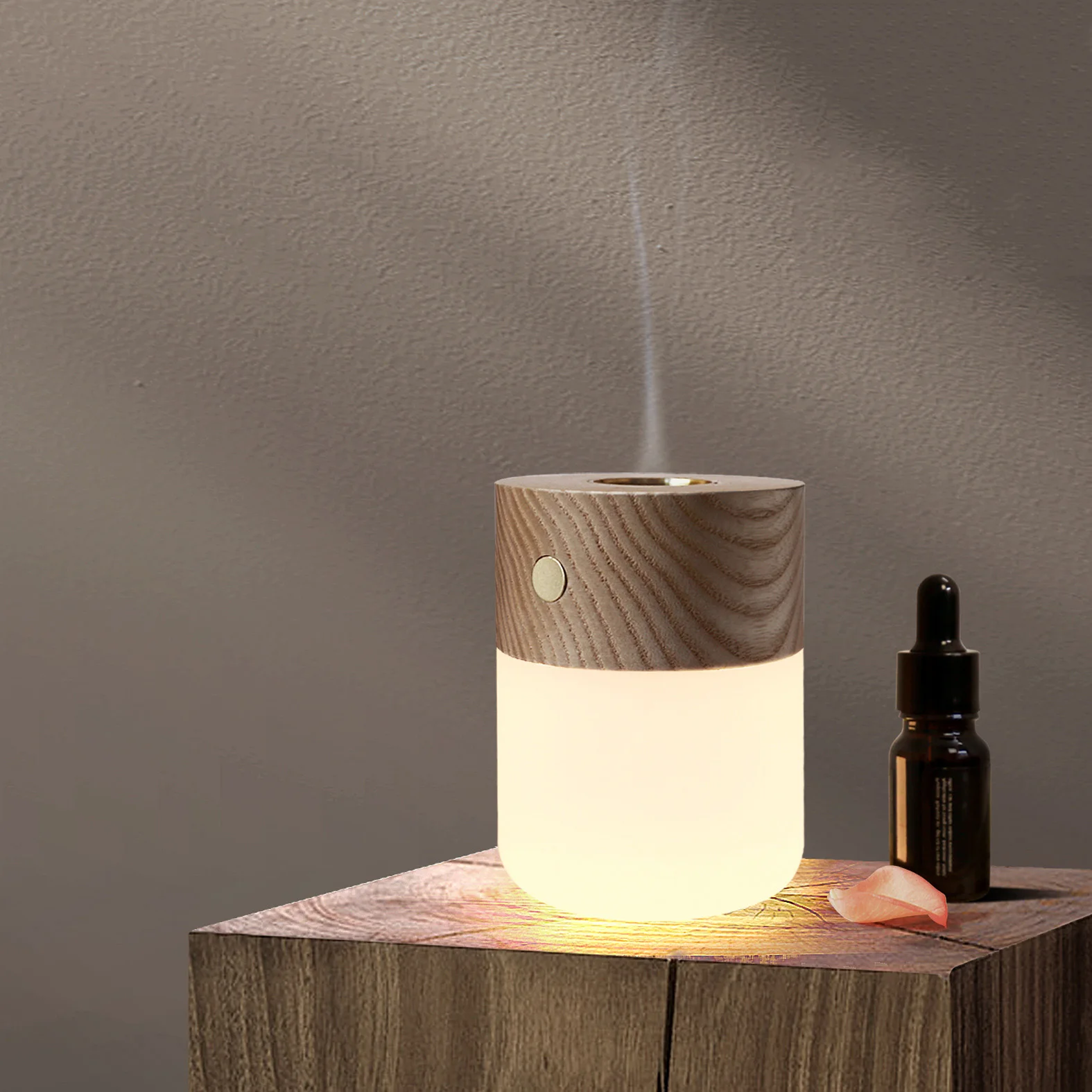 LED Aromatherapy Night Light Creative USB Aroma Diffuser Cool Mist Humidifier Air Purifier Lamp for Home Decoration Gifts