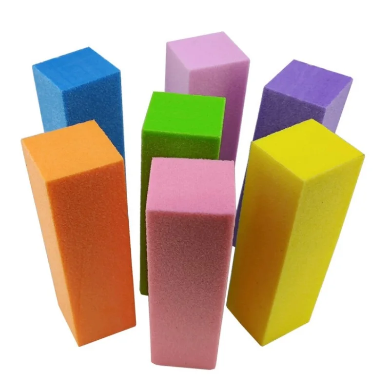 

Nail Art Buffer Sanding Block Buffs Professional Nail Files Polishing Tools Pedicure Manicure Pink Blue Green Yellow Purple Acce