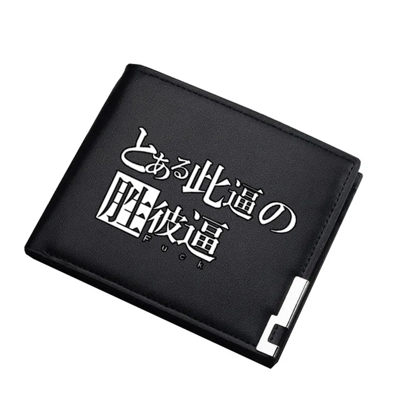 Toaru Majutsu no Index Anime Card Holder Women Long Purse Misaka Mikoto Money Change Bag Pu Leather Small Wallet Gift Clutch