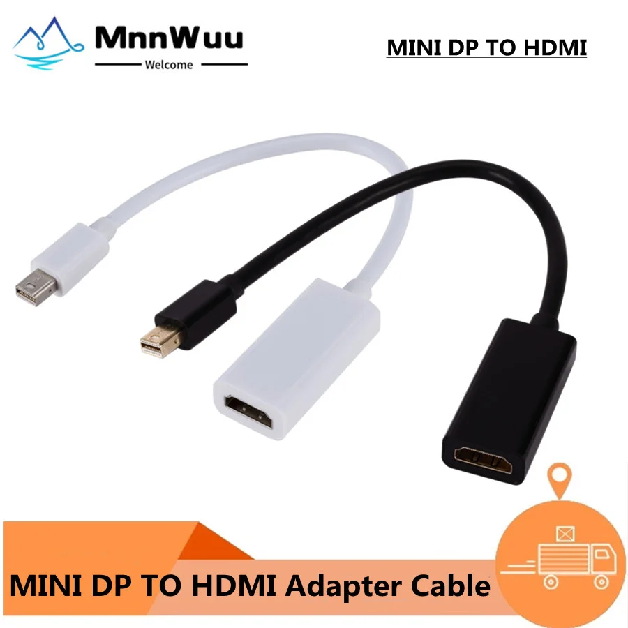 

Thunderbolt Mini Display Port DP Male to HDMI-compatible Female Adapter Converter Cable For Apple Mac Macbook Pro Air Laptop