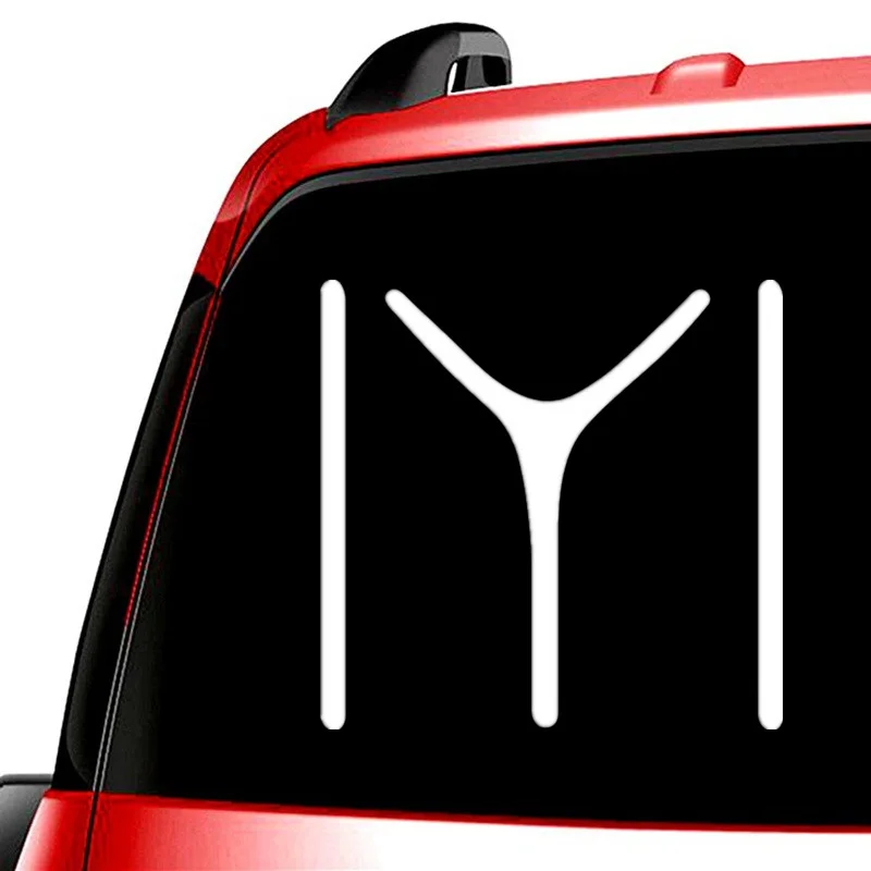 

Индивидуальный турецкий племя Kayi или Kai Tribe IYI, автомобильные наклейки, аксессуары, виниловые наклейки из ПВХ, 15 см * 15 см, мотоциклетная наклейка