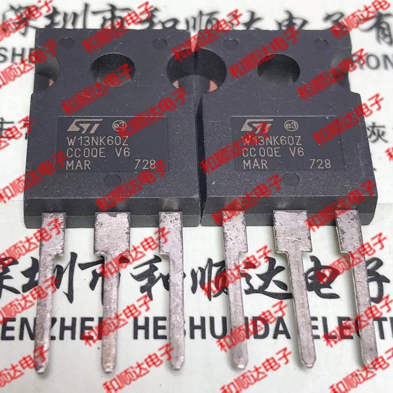 

10pcs / lot W13NK60Z STW13NK60Z new stock TO-247 600V 13A