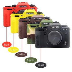 Silicone Case Rubber Camera case For Fujifilm XT3 XT4 FUJI XT3 XT4 XS10 XT200 XT10 XT20 Cover Skin Tempered glass Gift